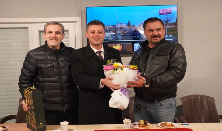 Çorlu Belediye Başkan Adayı Ahmet Sarıkurt, TrakMot Motosiklet Spor Kulübü Derneği'ni Ziyaret Etti